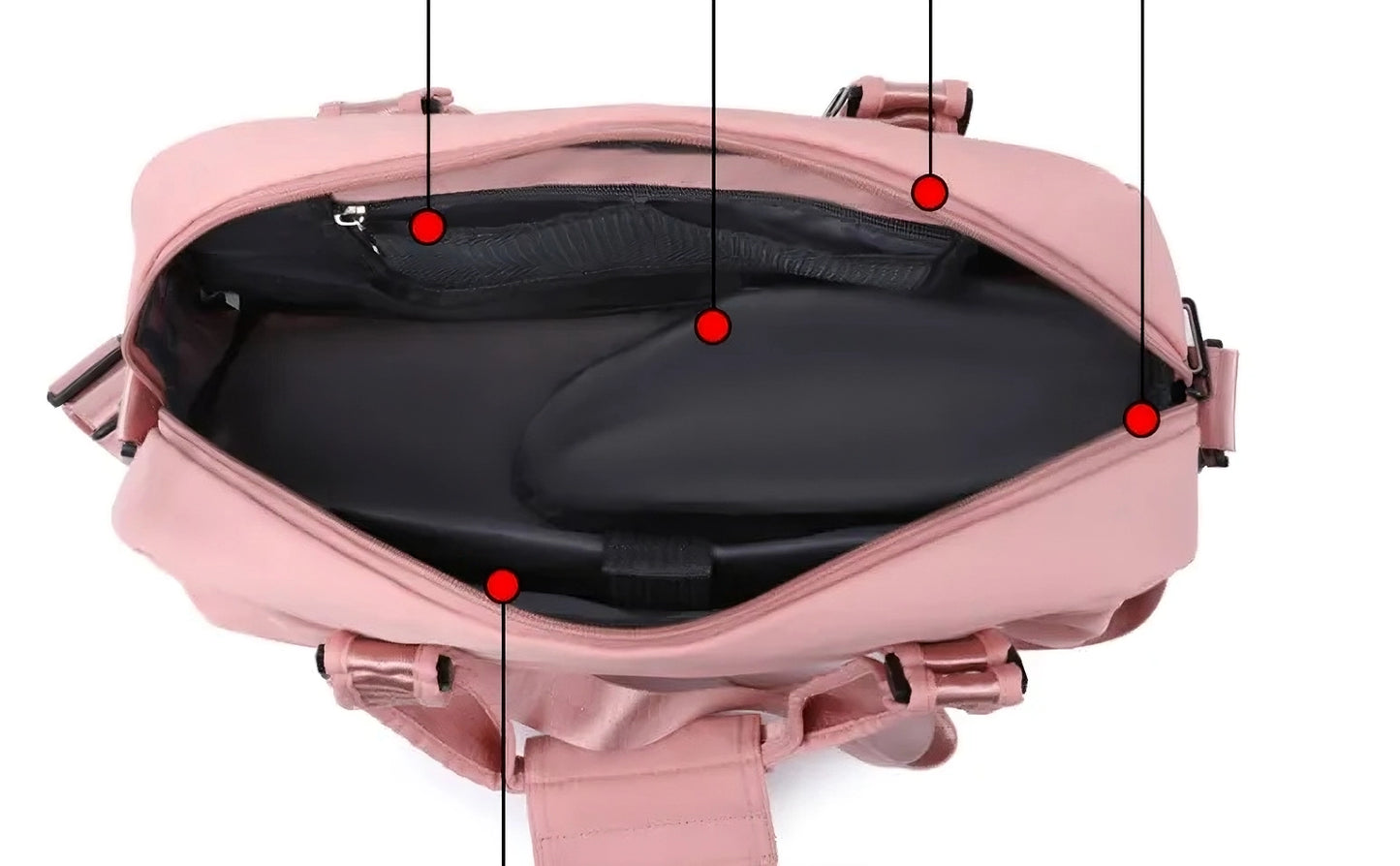 Fitness Yoga Bag with Shoe Compartment